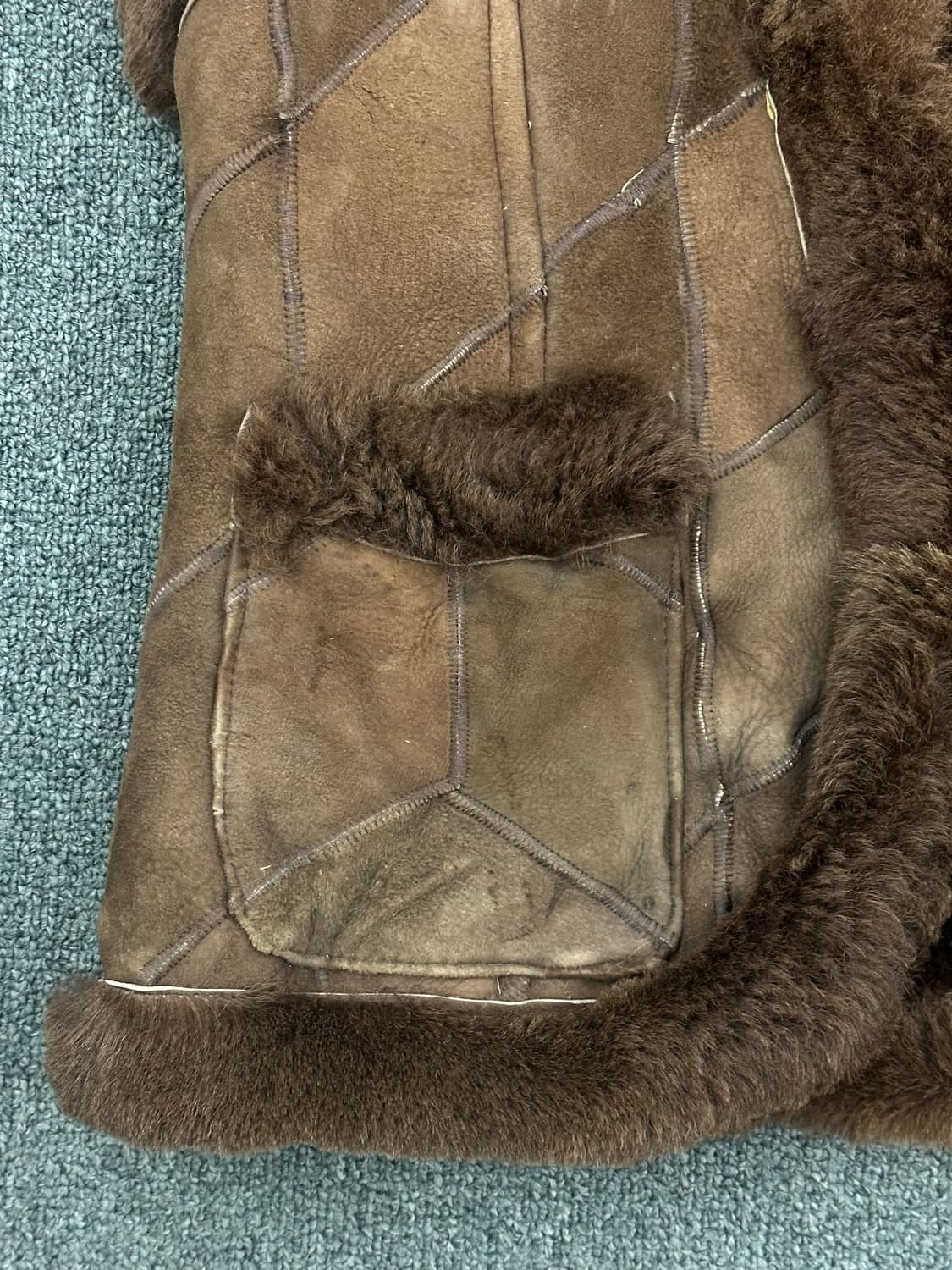 M)Japanese vintage 여성 무스탕 베스트 상품이미지2