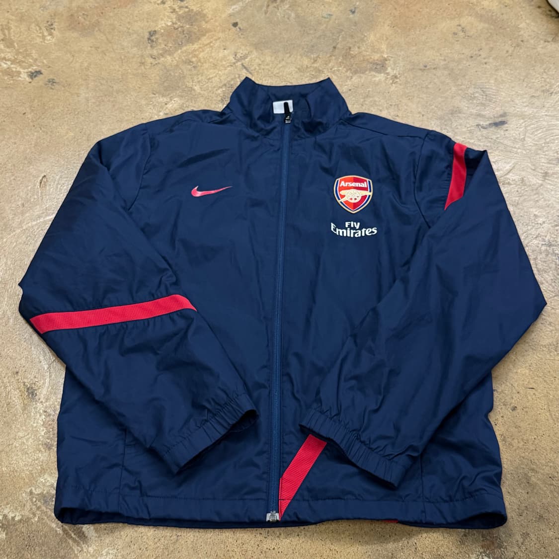 나이키 아스날 네이비 레드 바람막이 상품이미지2