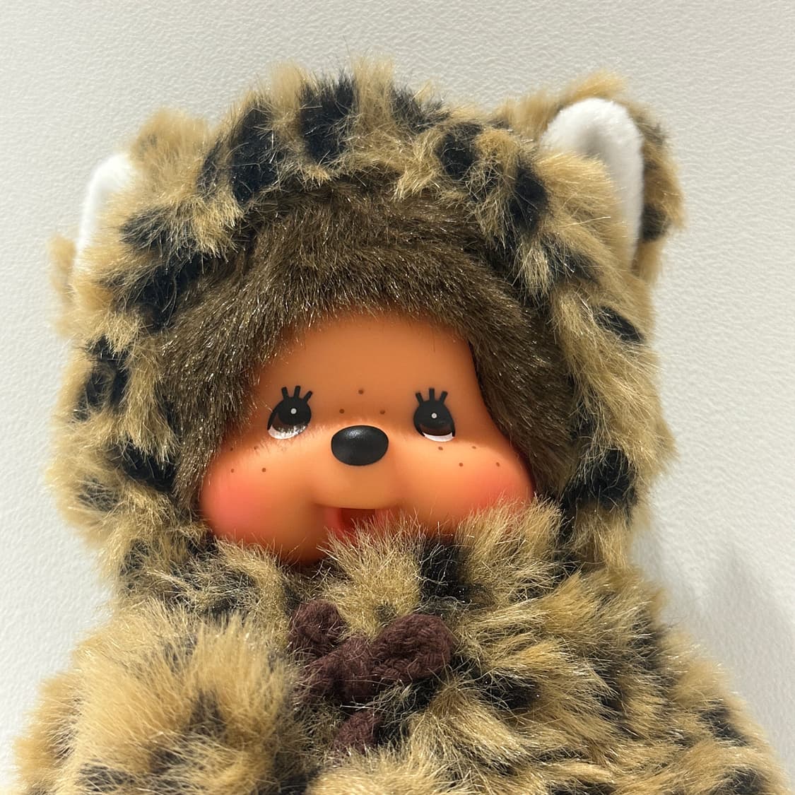 몬치치 고양이 호피 레오파드 망토 브라운 상품이미지2