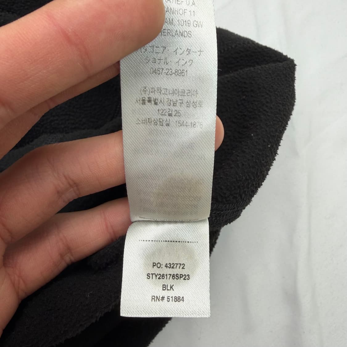 파타고니아 블랙 플리스 하프 집업 L 상품이미지10