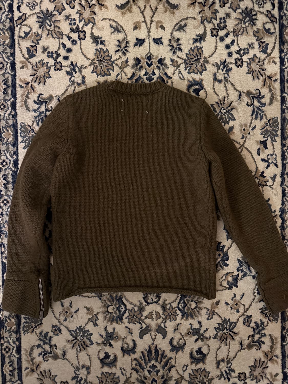 마르지엘라 지퍼슬리브 니트 스웨터 상품이미지2