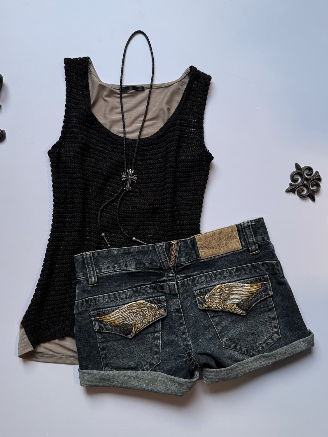 Crochet Cotton Mix Sleeveless 0266 상품이미지1