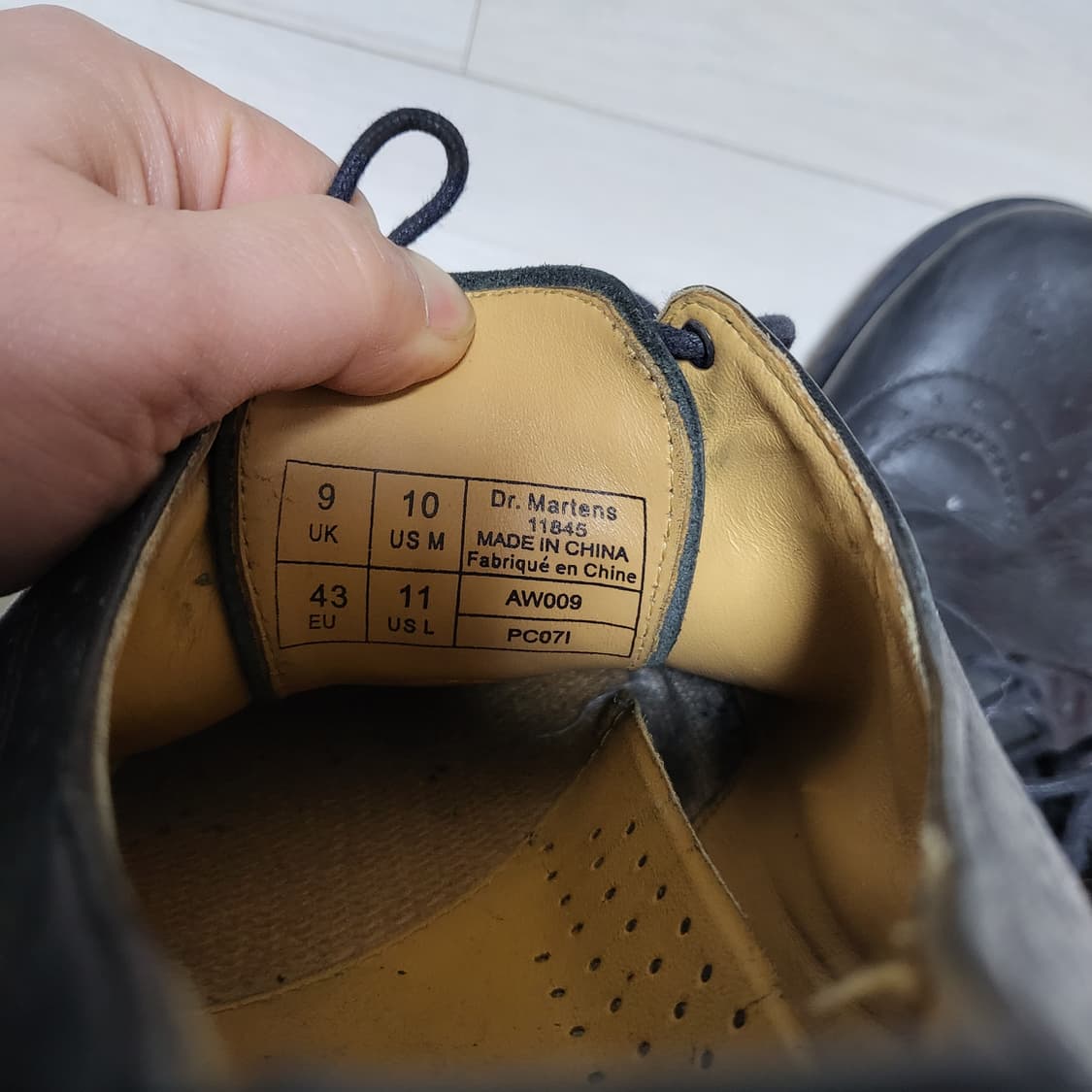 (uk9 280) 닥터마틴 3989 브로그 윙팁 (aw 09) 상품이미지8