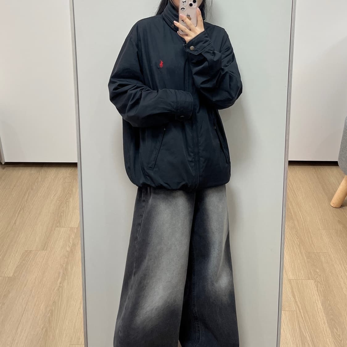 폴로 랄프로렌 폴리쉘 기모안감 블루종 페리 자켓 상품이미지1