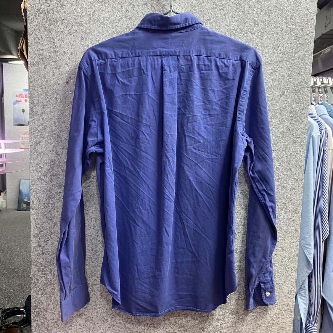 폴로 클래식핏 레드포니 블루 셔츠 B3642 상품이미지5