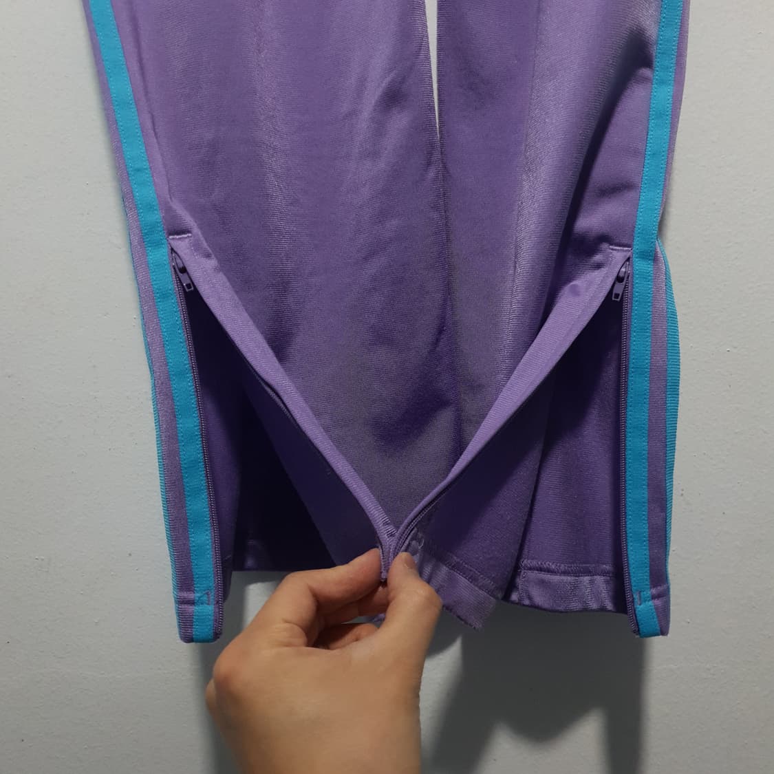 100) 아디다스 유로파 파이어버드 퍼플 라벤더 트랙 팬츠 33-35 상품이미지8