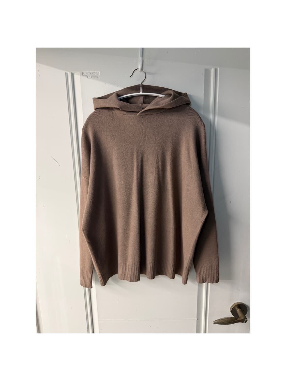 일본빈티지 코코아 후드 니트 상품이미지1