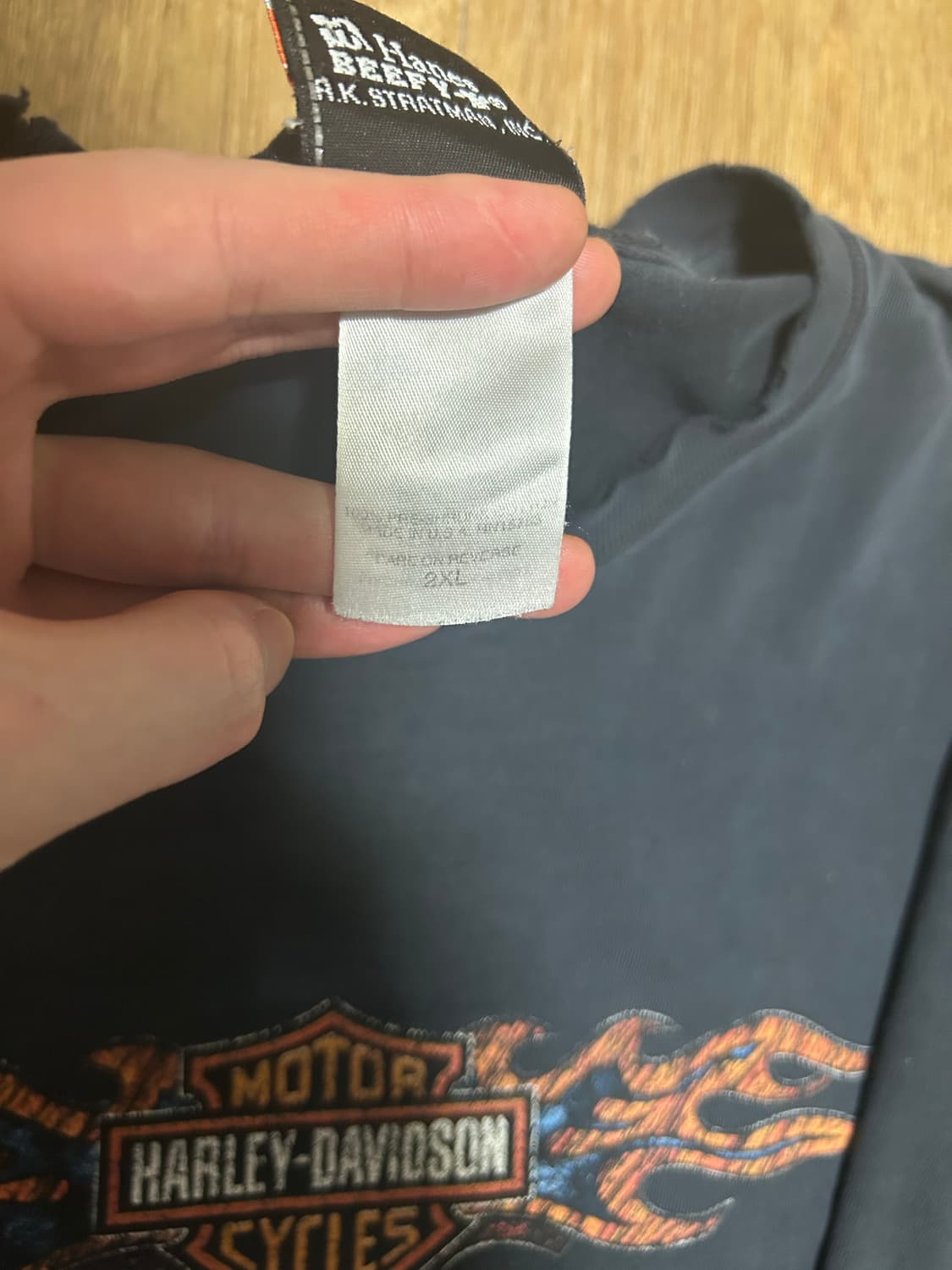 빈티지 할리데이비슨 플레임 트리벌 롱슬리브 상품이미지5