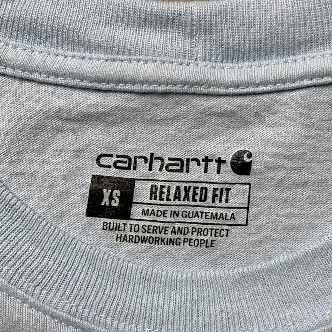 CARHARTT 칼하트TK3296 라이트블루 포켓 반팔티셔츠 A01128 상품이미지9