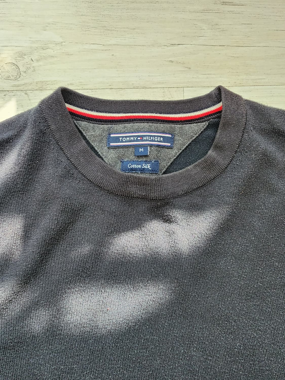 타미힐피거 라운드 실크 니트 M(100)사이즈 tommy hilfiger 상품이미지3