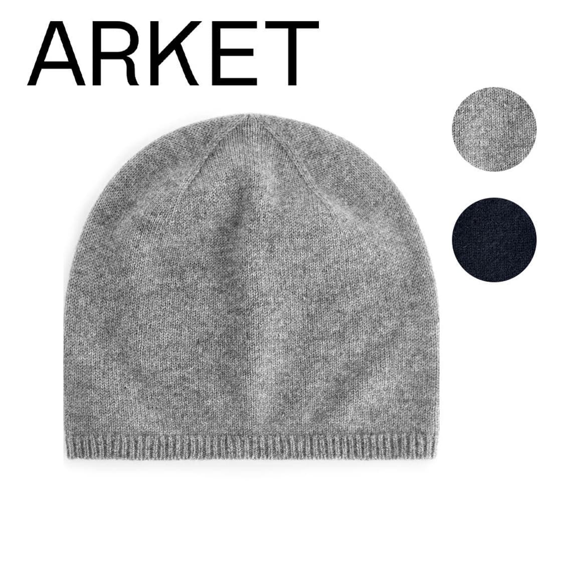 아르켓 캐시미어 울 비니-네이비/머듈 아모멘토 팔로마울 아이엘 더로우 얼 상품이미지1