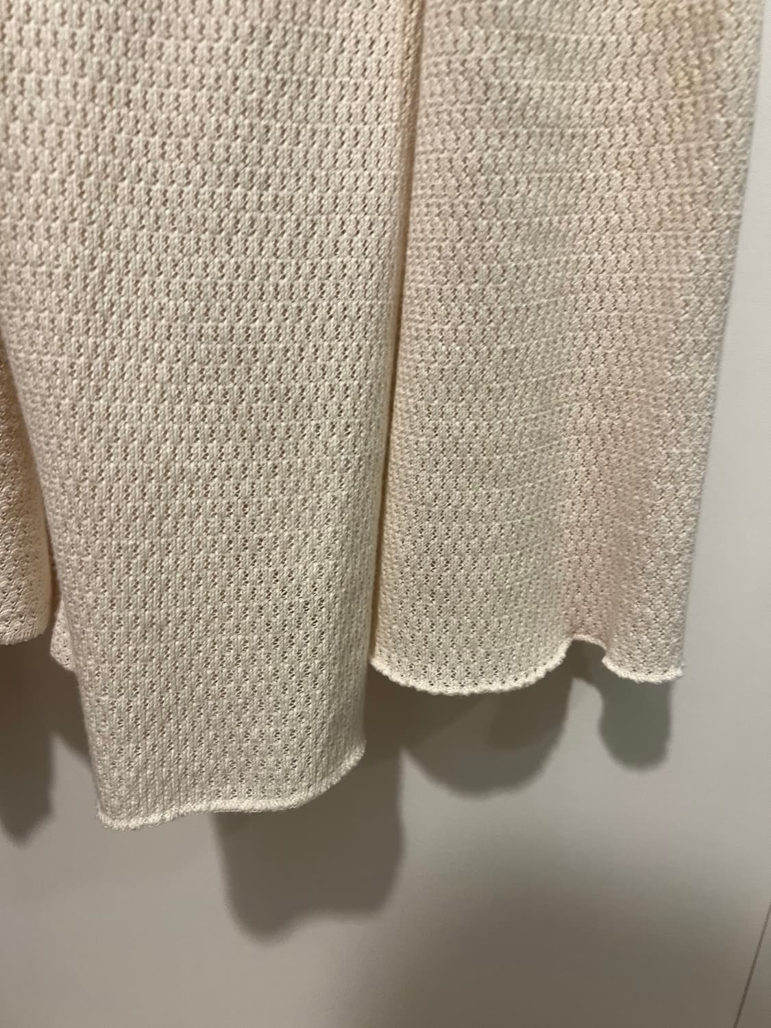 아워레가시 할로우 코튼셔츠 아이보리 상품이미지5