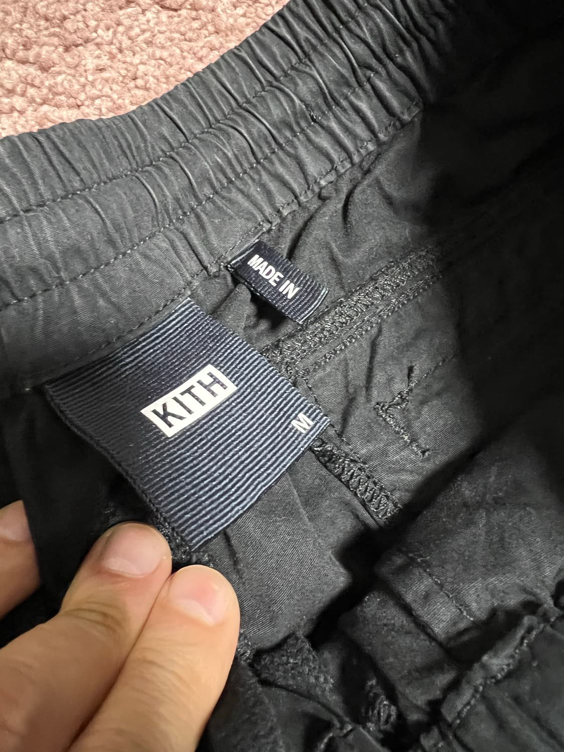 kith 밴딩 카고 블랙 팬츠 상품이미지4