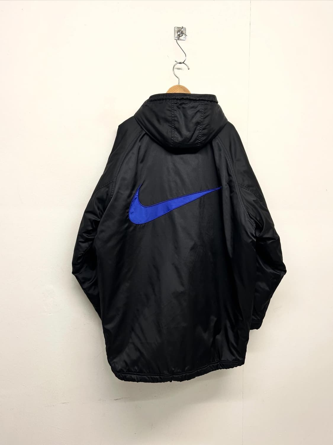 90-00s 나이키 빅스우시 블랙 후드 점퍼 상품이미지3
