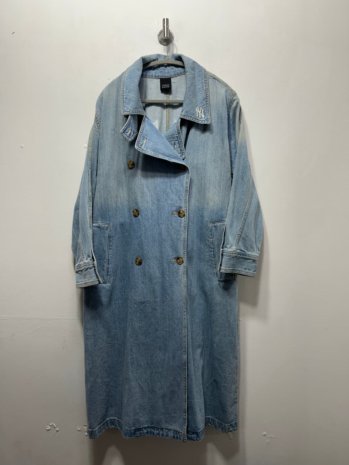 MLB 여성 데님 롱코트 S  상품이미지1