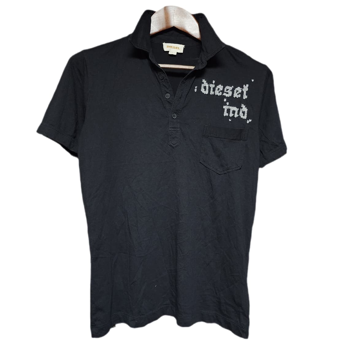 DIESEL Poket 보헤미안 카라 반팔티 상품이미지1