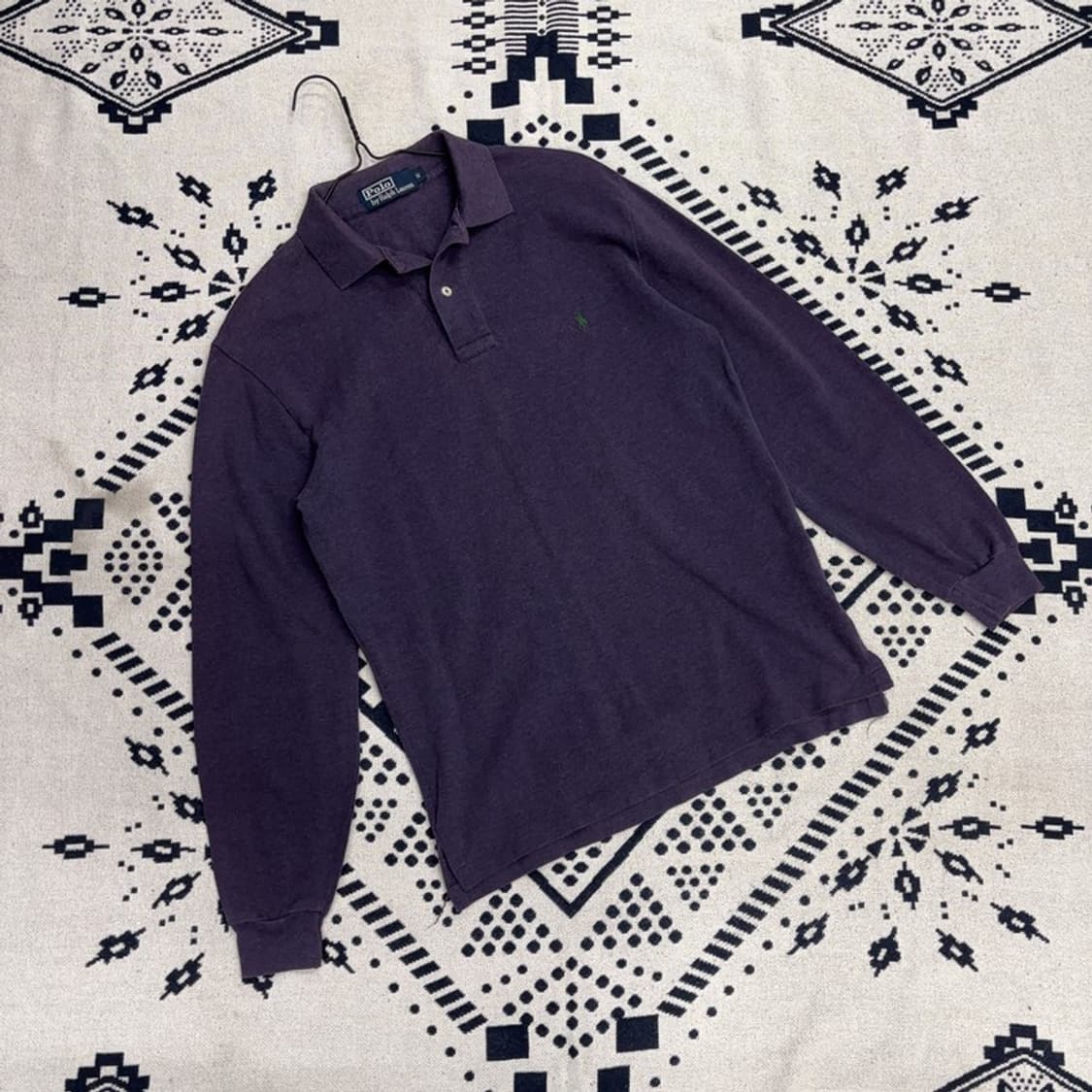 폴로 랄프로렌 베이직 자수 긴팔카라티 S P00040 상품이미지1