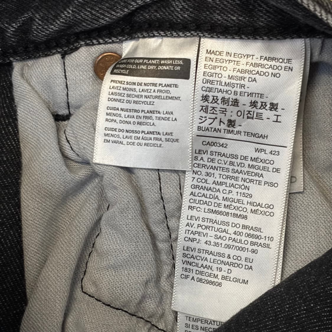 00s 미국 빈티지 리바이스 501 블랙진 청바지 상품이미지9