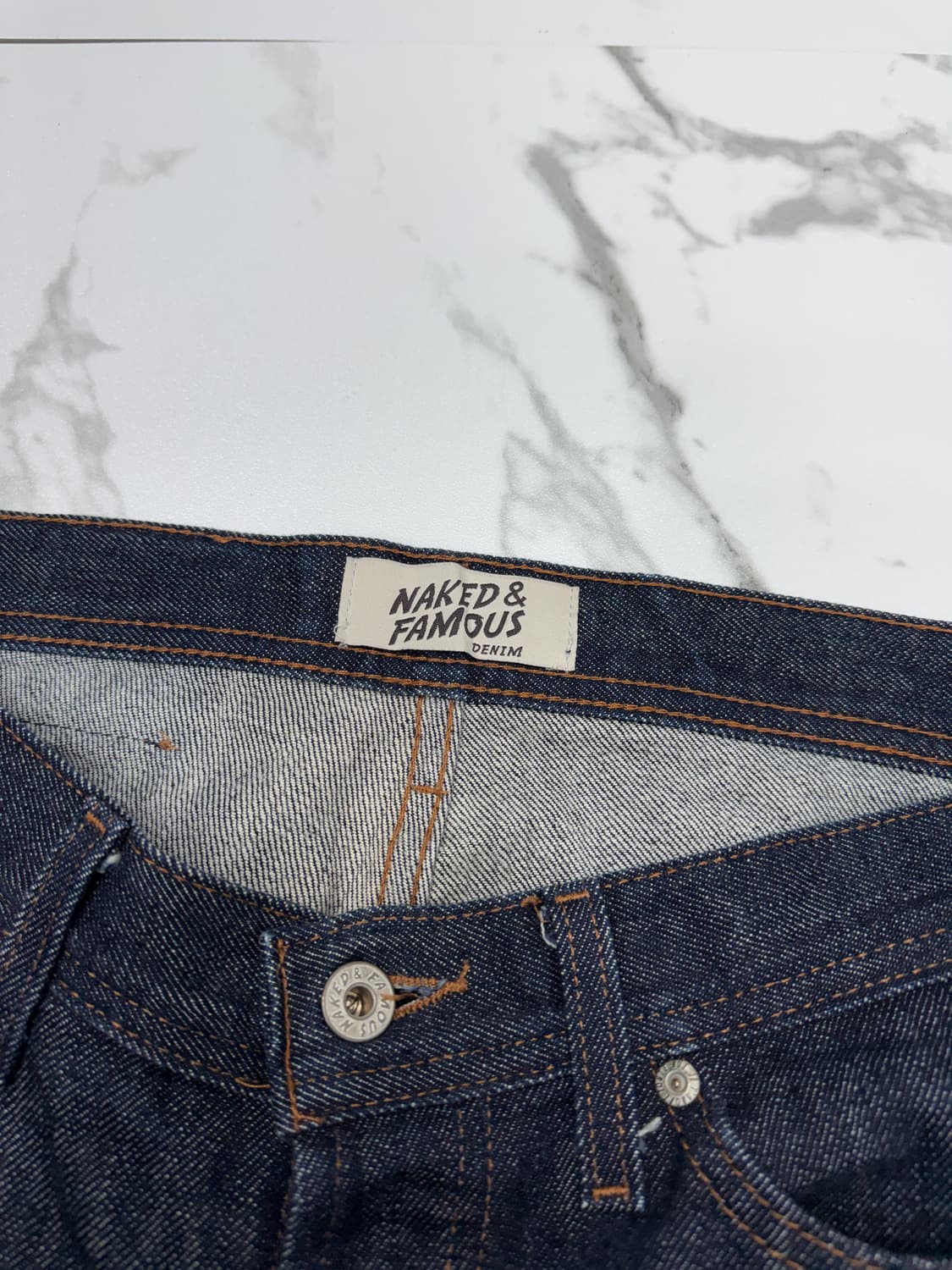네이키드 앤 페이머스 위어드 가이 스트레치 셀비지 데님 팬츠 상품이미지4