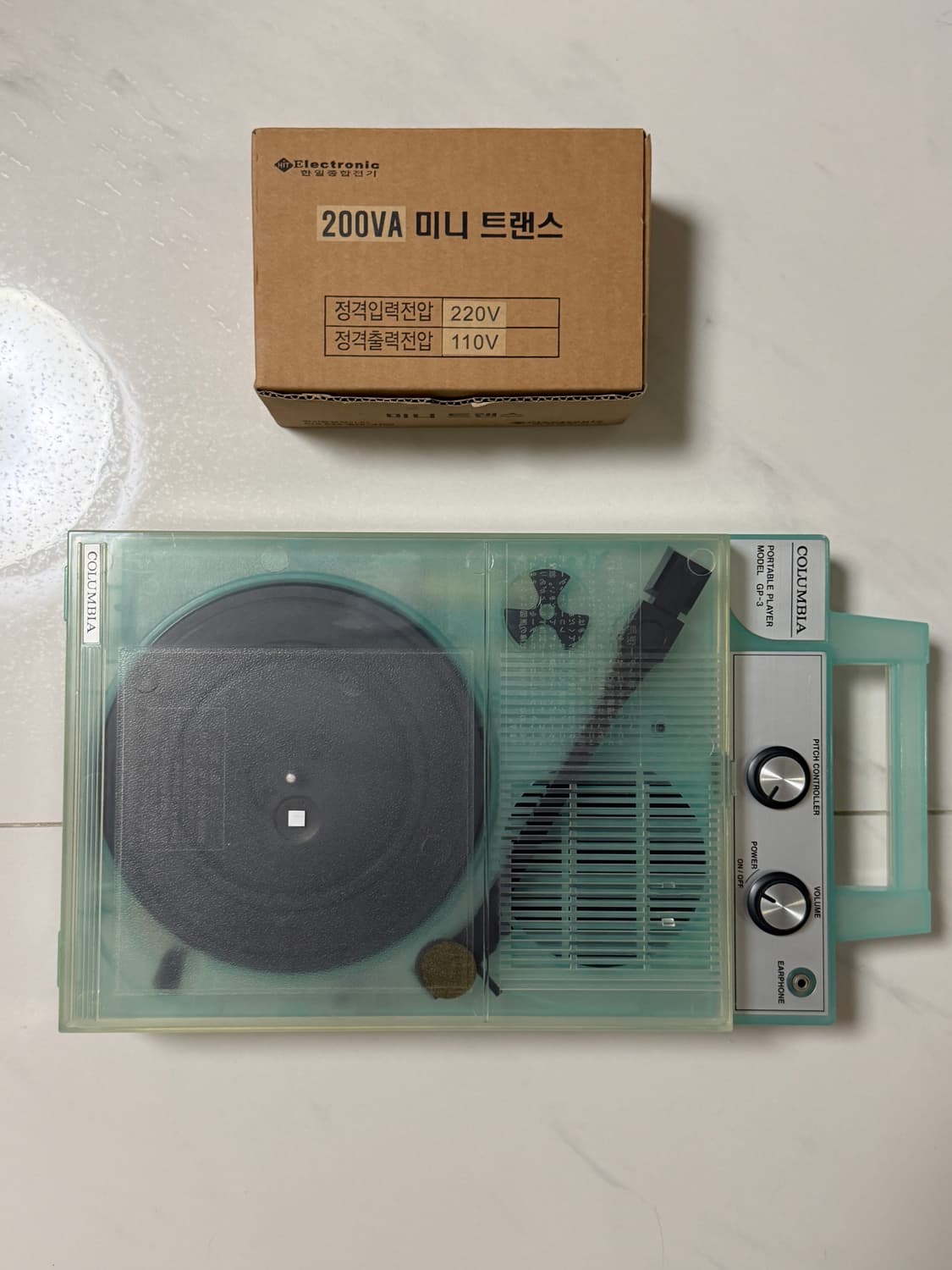 Columbia GP-3 포터블 턴테이블 상품이미지1