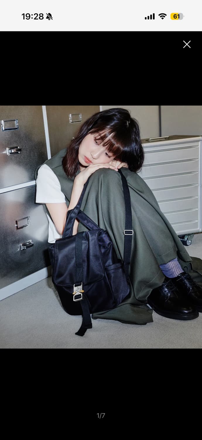 닐링 오후 다섯시반 백팩 미니_블랙 상품이미지1