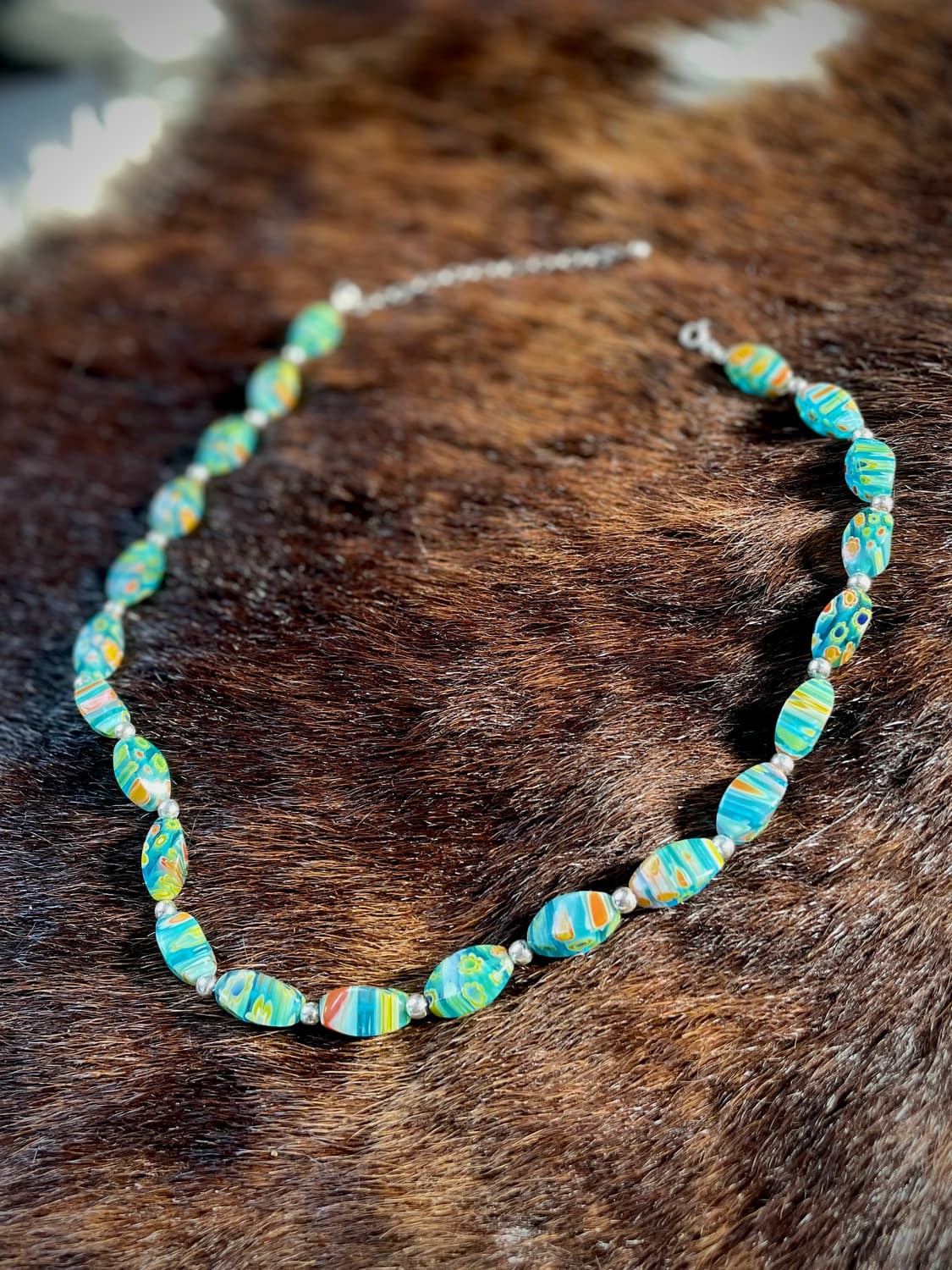 빈티지 무라노 글래스 비드 목걸이 / Murano Glass Neckla 상품이미지2