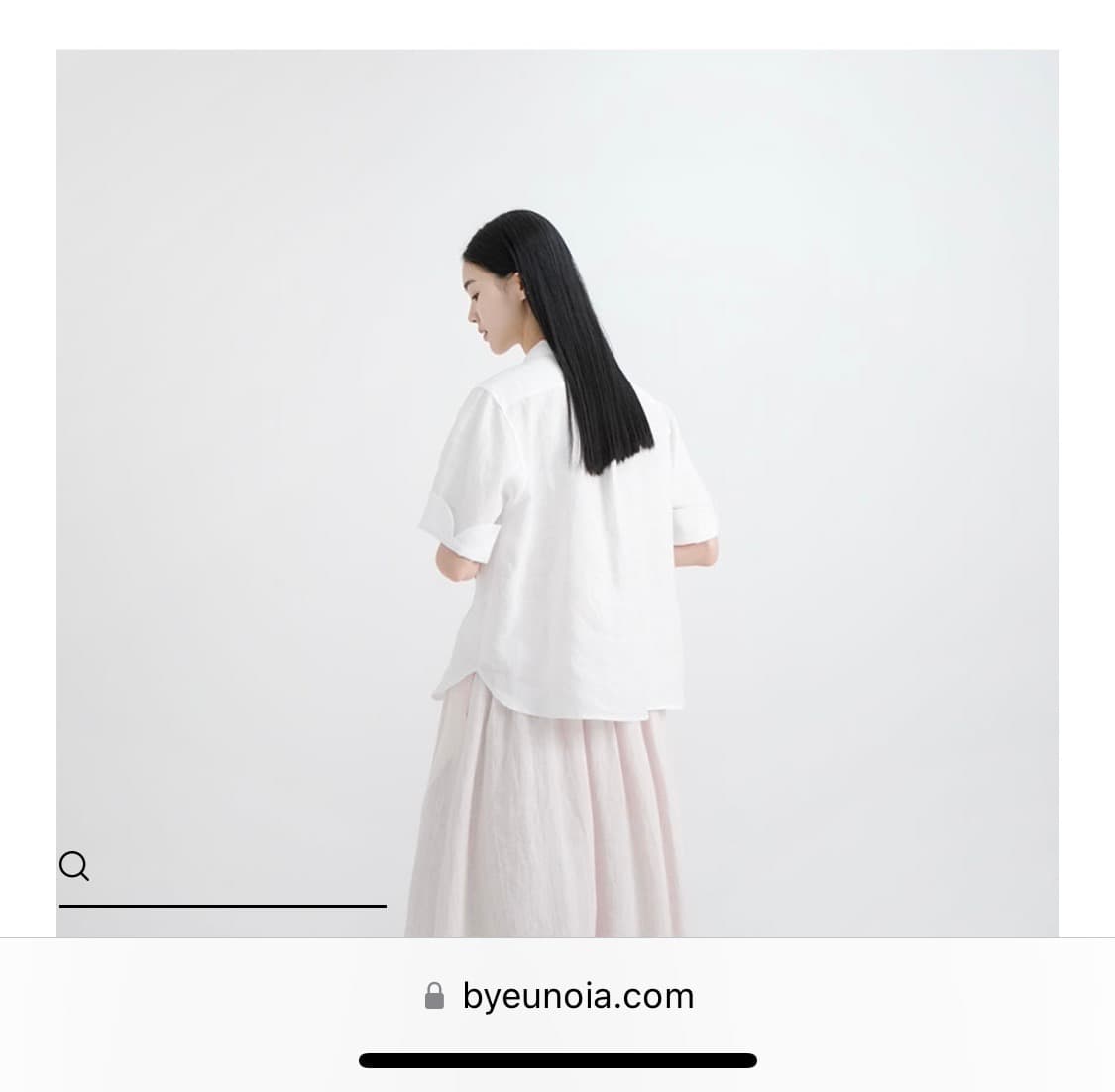 유노이아 린넨 반팔 셔츠 상품이미지2