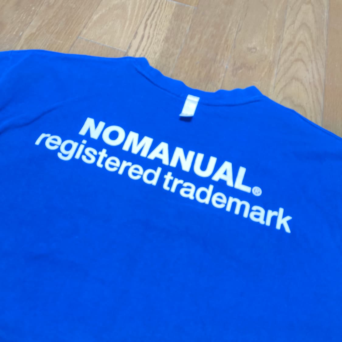 [L] 노매뉴얼 헤비웨이트 백로고 티셔츠 상품이미지1