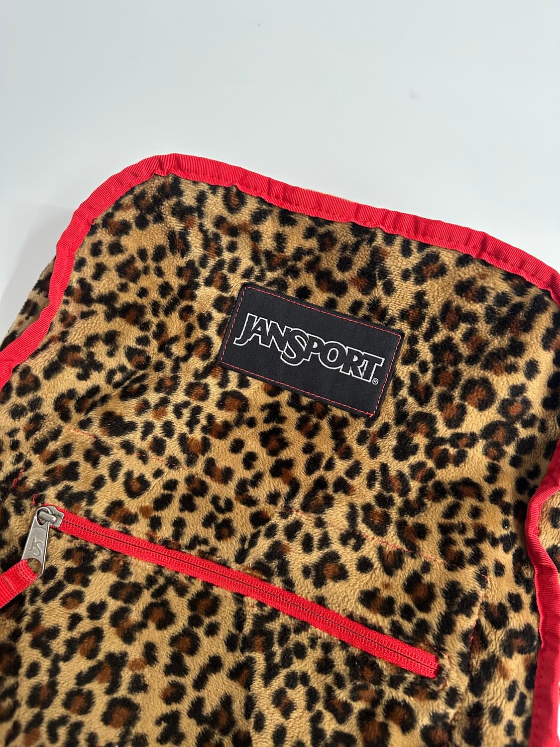 Jansport 잔스포츠 레오파드 x도트 백팩 양면 상품이미지2