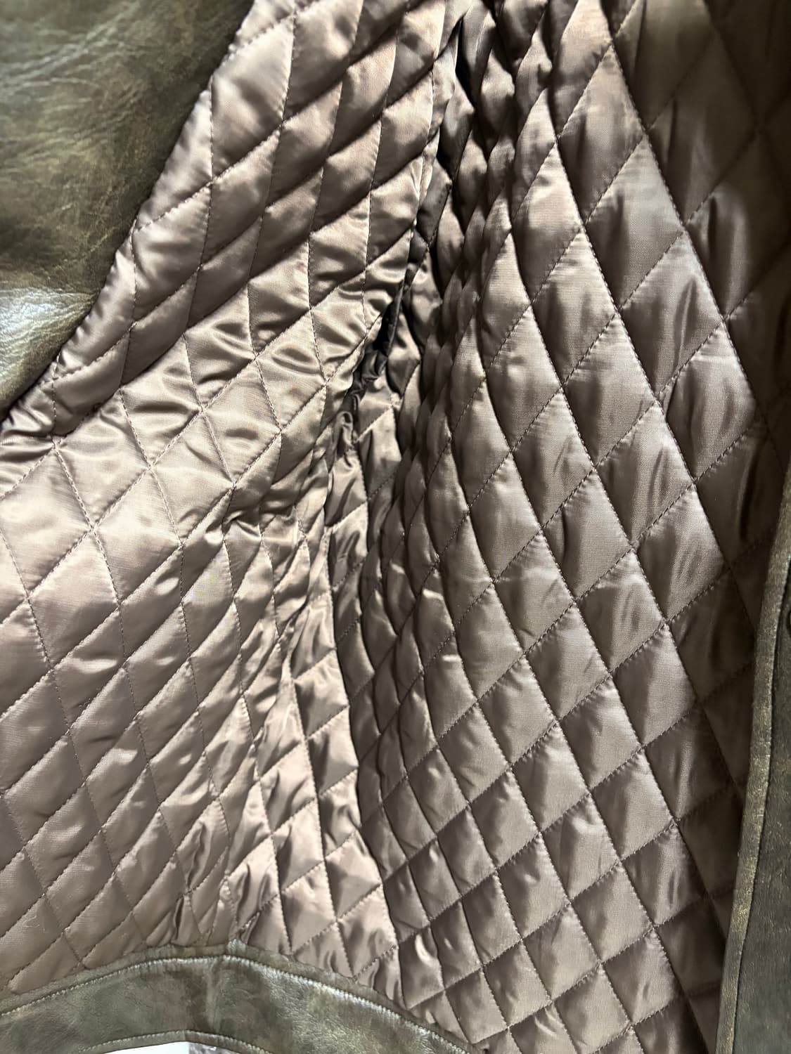 페이제이드 패디드 오버핏 레더자켓 상품이미지5