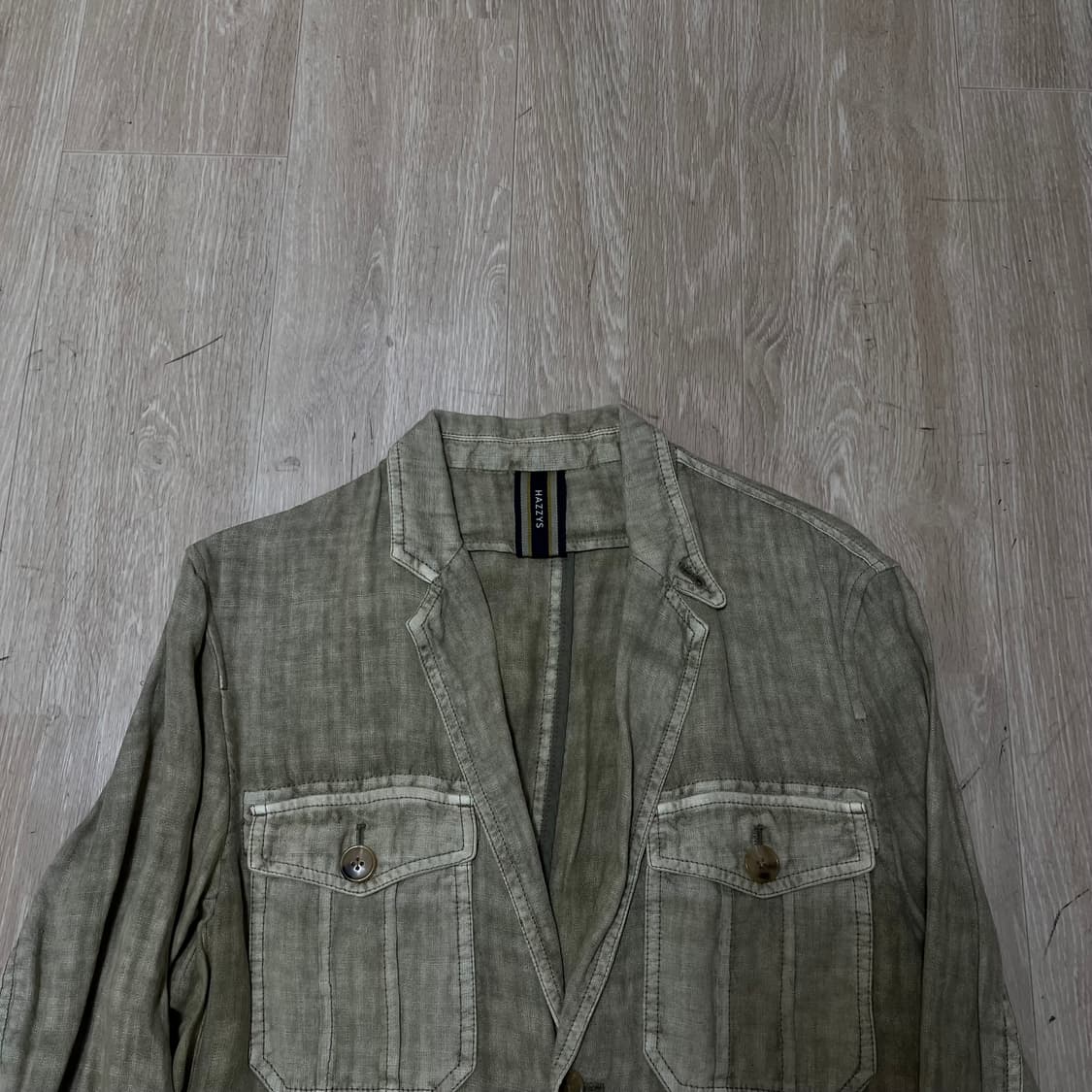 헤지스 남성 워싱 포켓 야상 자켓 M/95 상품이미지2