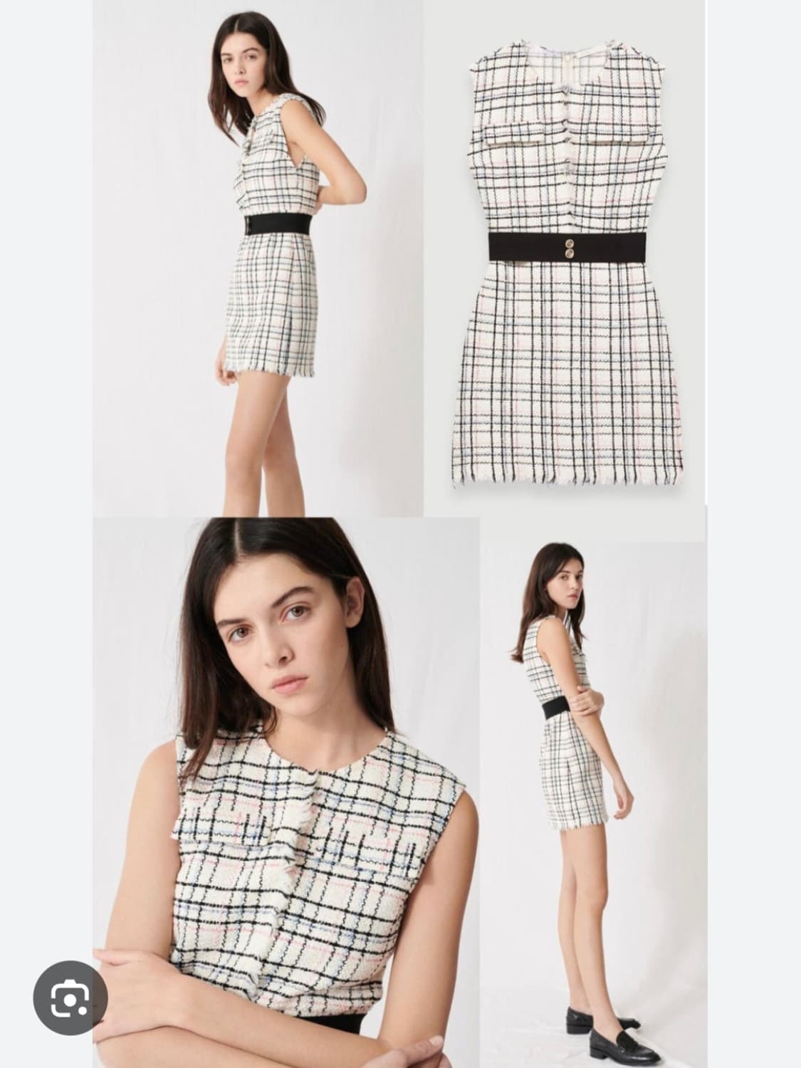 마쥬 트위드 미니 원피스 2 상품이미지1