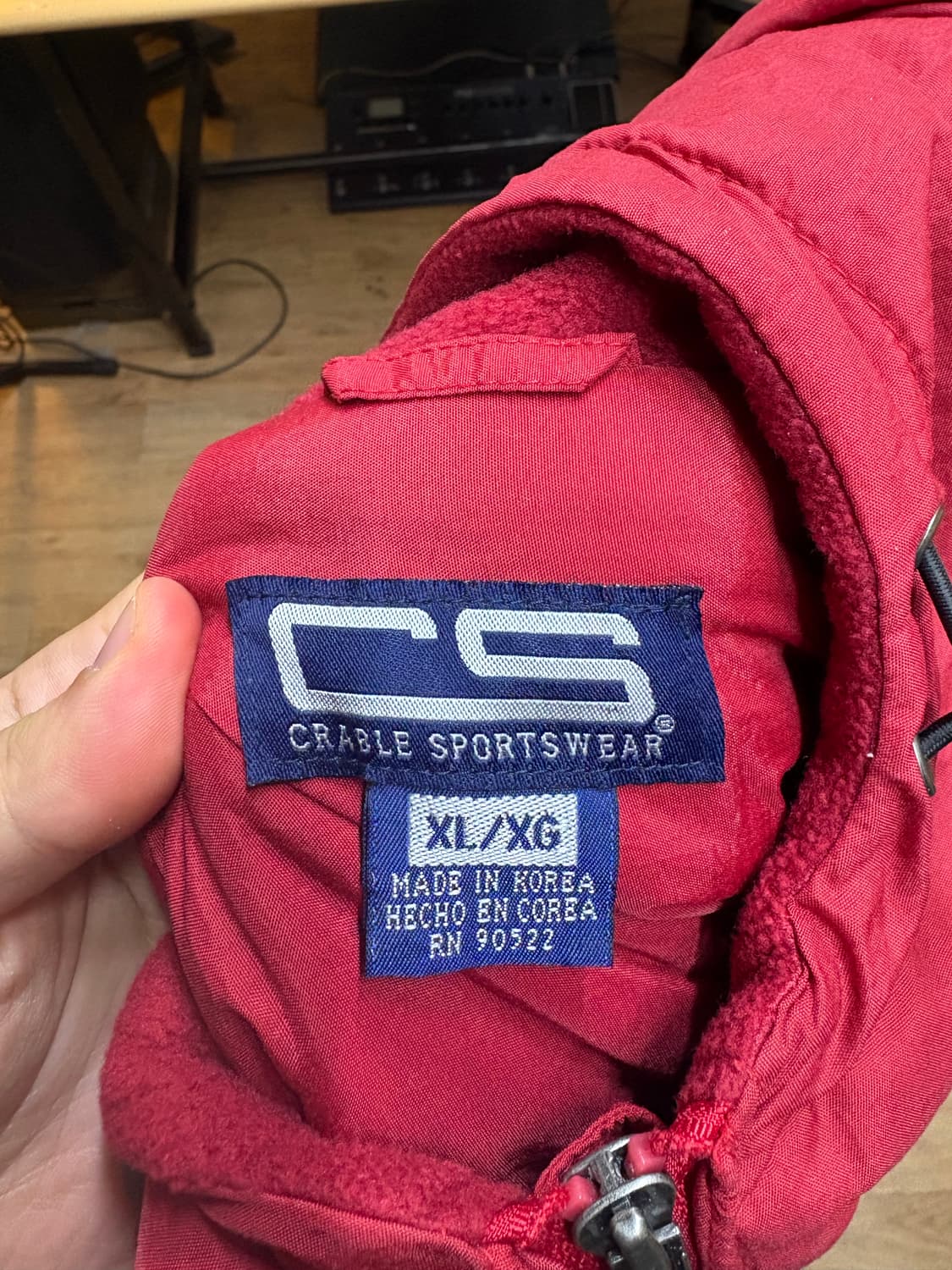 90s Crable Iowa State 바람막이 XL 상품이미지3