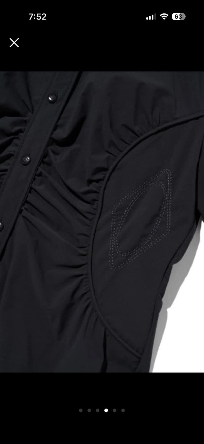 미스치프 셔링 셔츠 차콜 상품이미지3