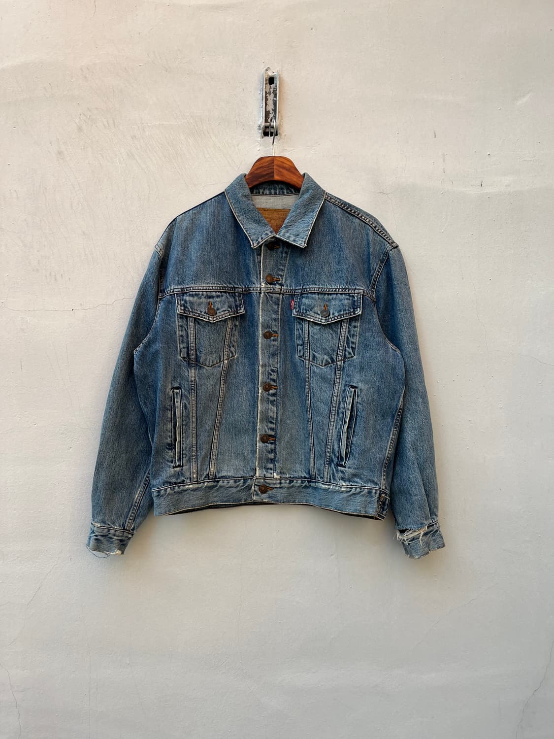 00s Levi's 연청 데님자켓 상품이미지1