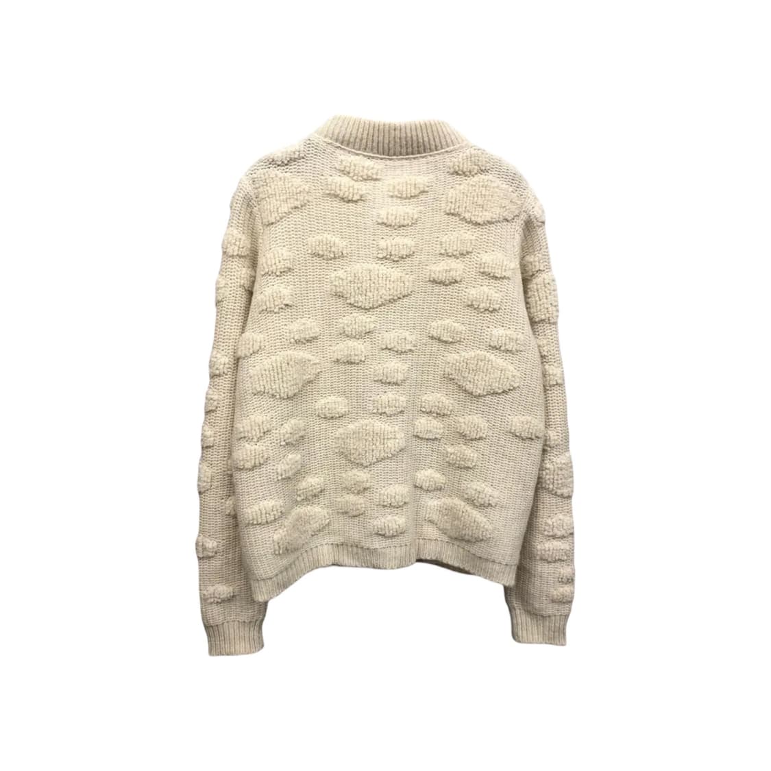 빈티지 엠보싱 패턴 니트 자켓 가디건 상품이미지2