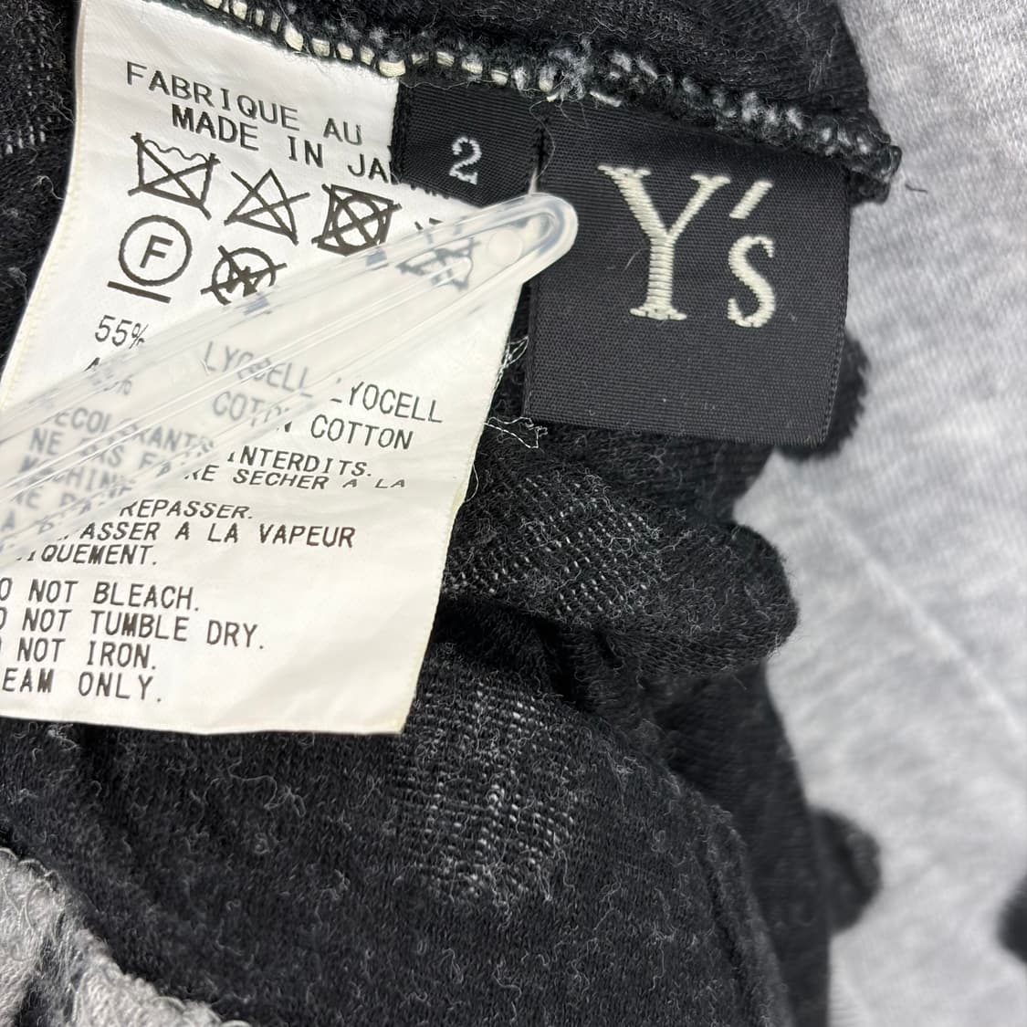 요지야마모토 도트 패턴 니트 티셔츠 상품이미지6