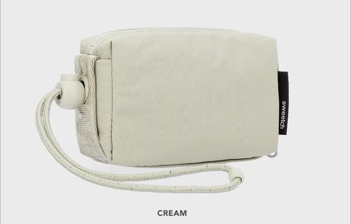 [스위치] CAMERA POUCH 001 (크림 / 미사용 새상품) 상품이미지1