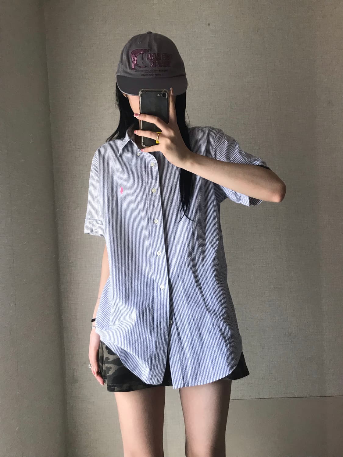폴로 스트라이프 반팔셔츠 상품이미지5