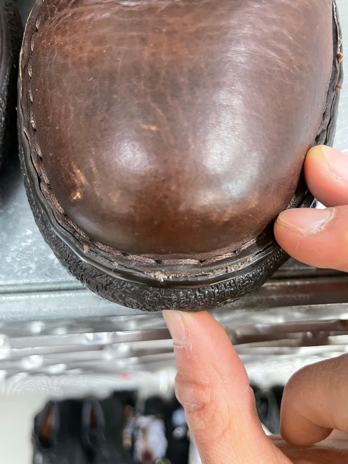 더블 H 부츠 뮬 브라운 38 (gr-4270) 상품이미지8