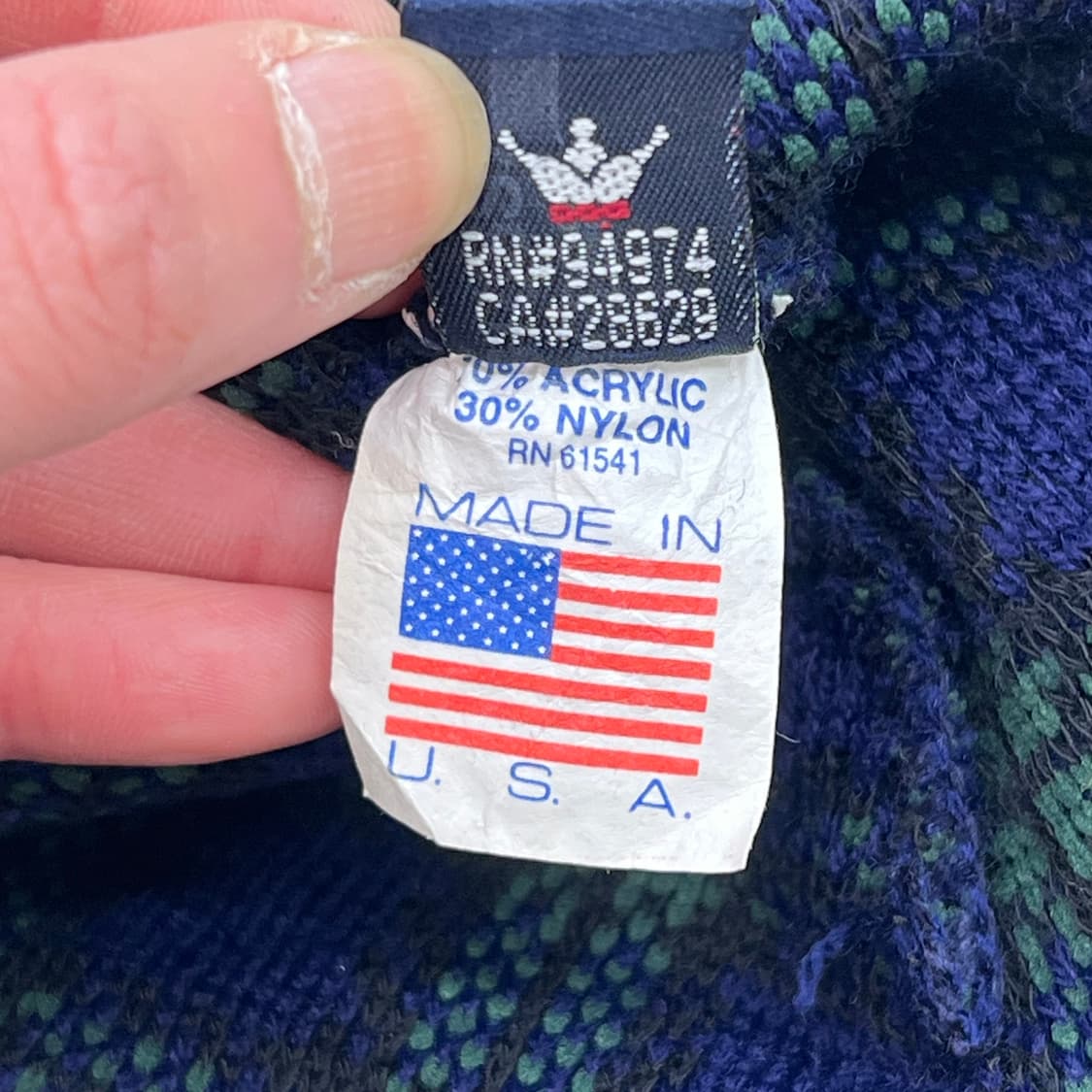 90s 스투시 체크 비니 r3531 상품이미지5