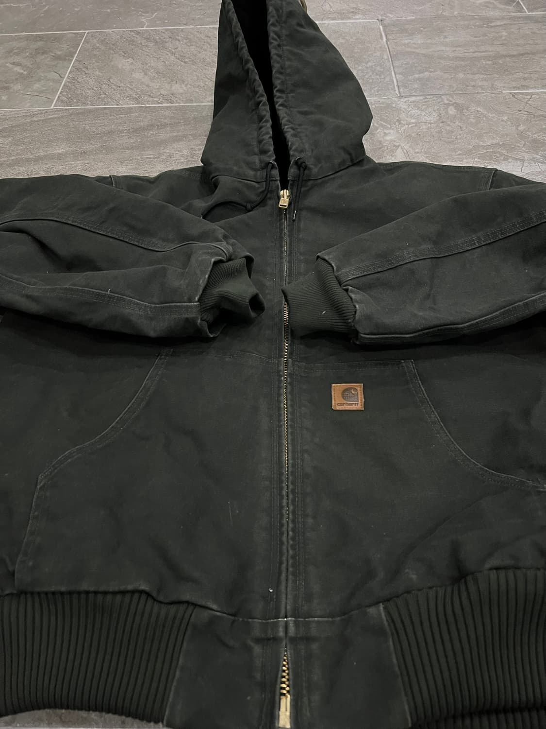 (L) 칼하트 덕 액티브 후드자켓 J130 MOS 모스그린 상품이미지6