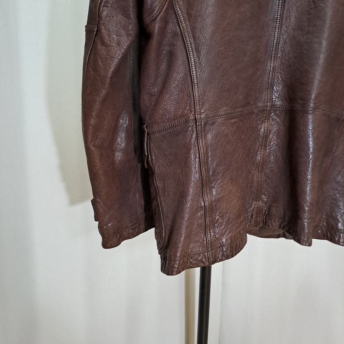 (택포) 코오롱시리즈 4포켓 양가죽 자켓 100 B511 상품이미지6