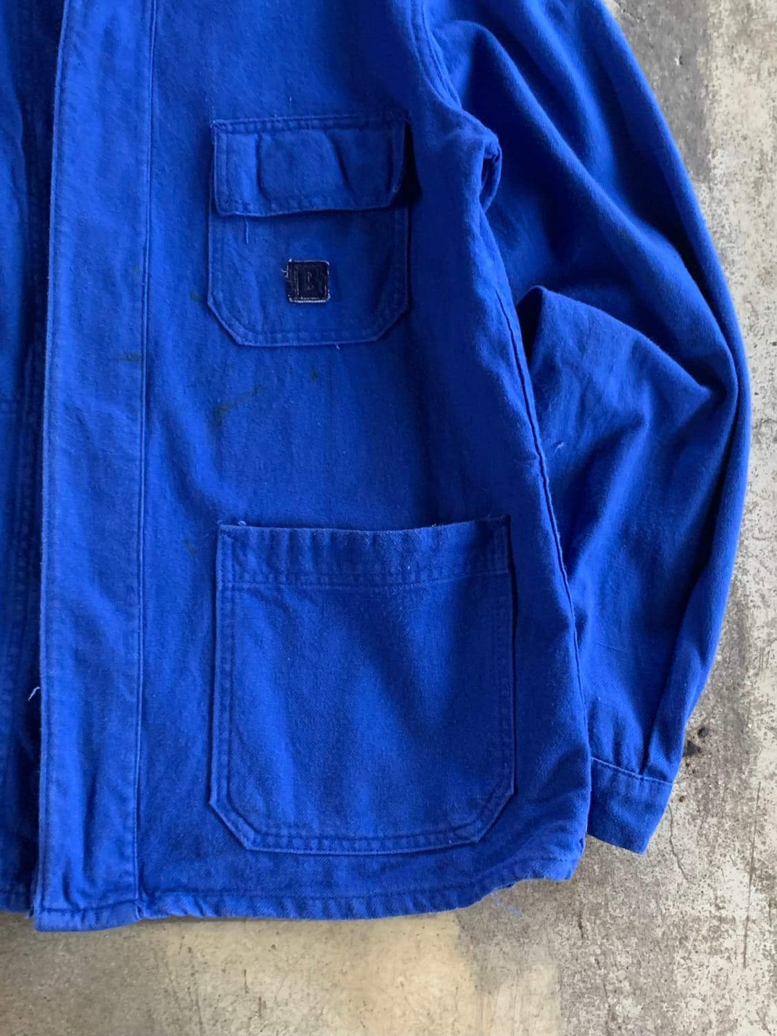 50-60s L’ATHLETE 코튼 트윌 프렌치 워크 자켓 상품이미지4