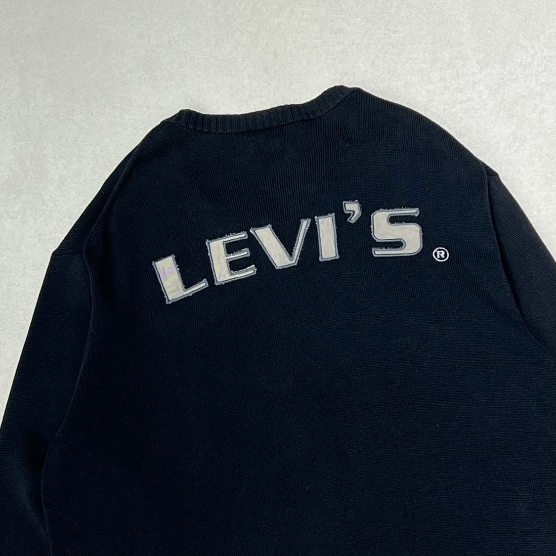 리바이스 백로고 니트집업 s09444 상품이미지4