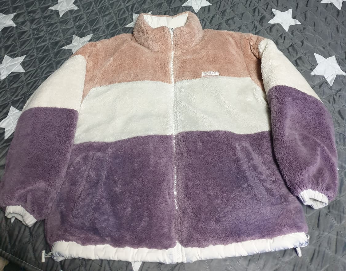 후아유 캘리포니아 양털 리버시블 패딩 점퍼 (M) 상품이미지1