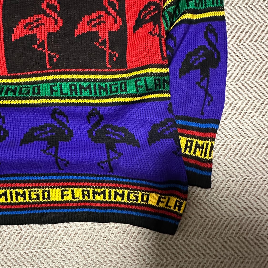 VINTAGE usa made knit sweater 상품이미지4