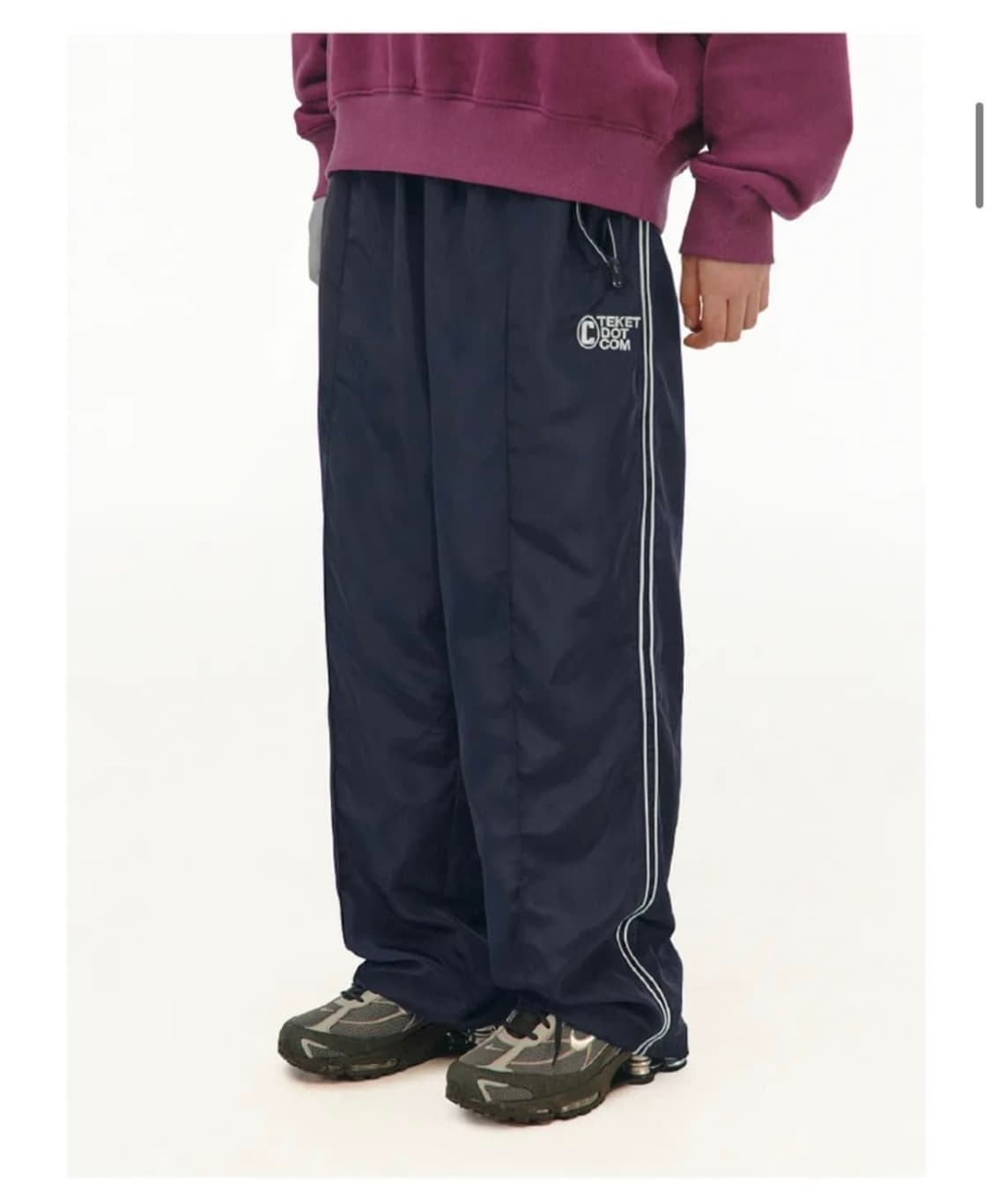 (구매)테켓 트랙 팬츠 네이비 M 사이즈 상품이미지1