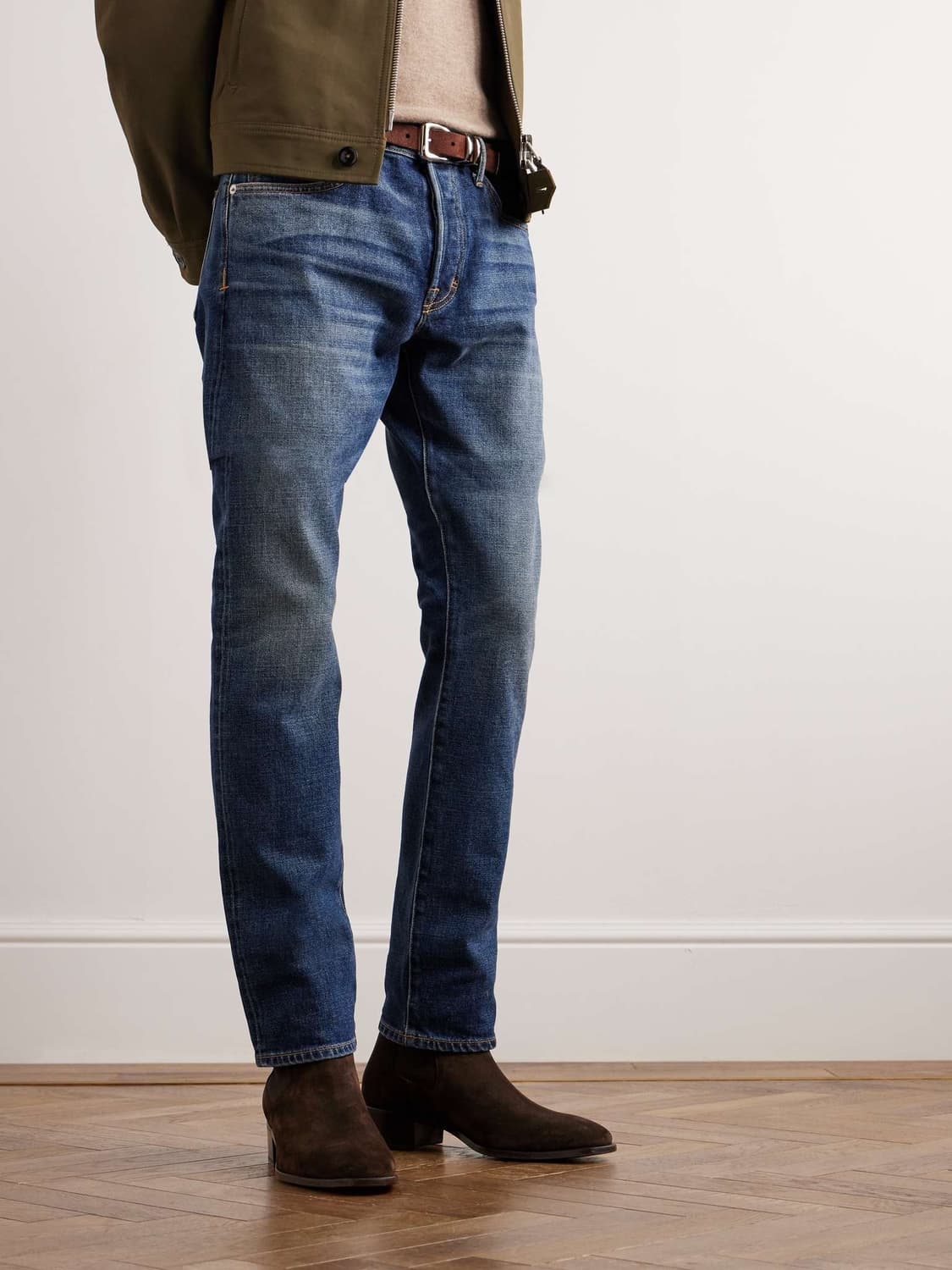 톰포드 스웨이드 첼시부츠 상품이미지5