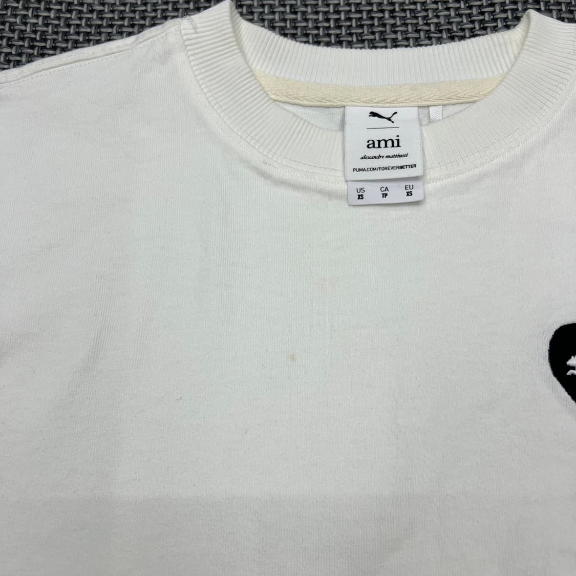 퓨마 아미 콜라보 크롭 반팔 상품이미지3